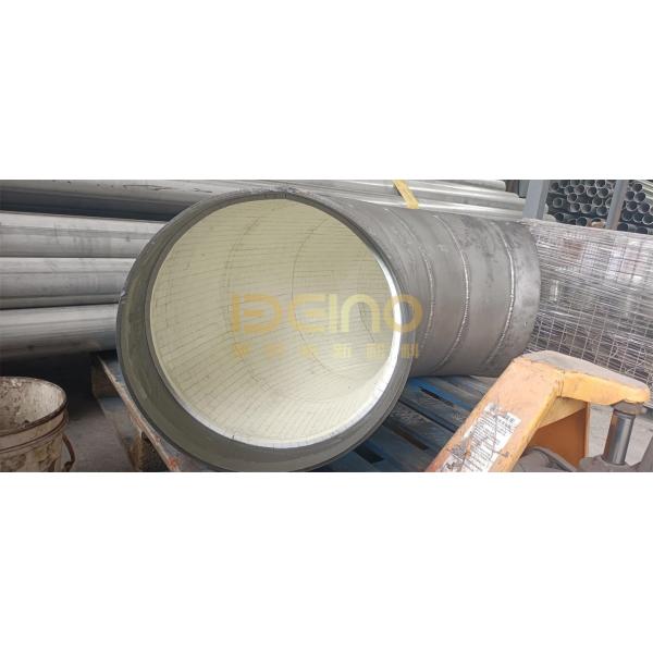 Industrial Ceramic Pipe Lining 500mm Diameter For Abrasive Material Transport In Cement Plants
