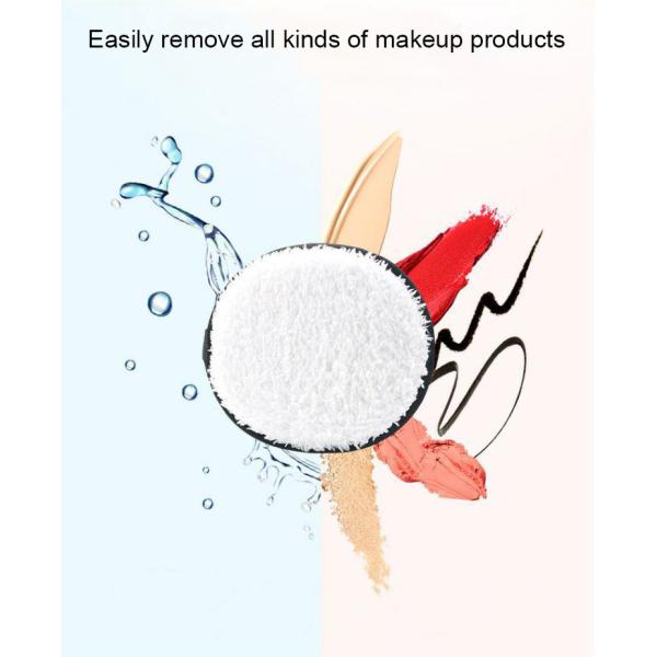 Non Irritating Reusable Makeup Remover Pads Cotton Soft