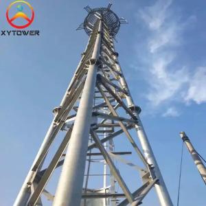 Quality 3 Legged Lattice Galvanized Steel Tubular 5G Communication Tower for sale