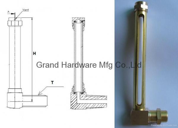 Buy Metric thread M12*1.5 brass oil level indicator,check oil leve gauges at wholesale prices