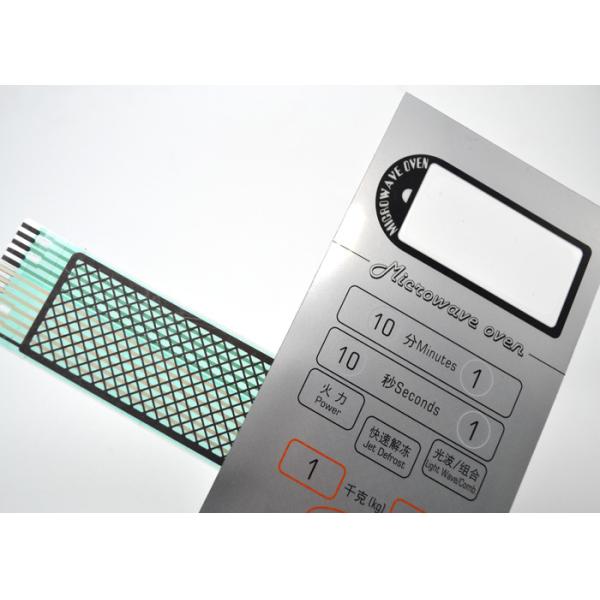 Flat Tactile Metal Dome Membrane Switch With Shielding Circuit Connector Inside