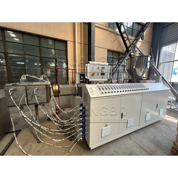 PVC PE PP WPC Door Floor Decorative Profile Board Panel Extrusion Production Line