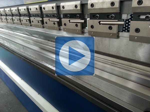 250 Ton CNC Hydraulic Press Brake Machine , Sheet Metal Press Machine