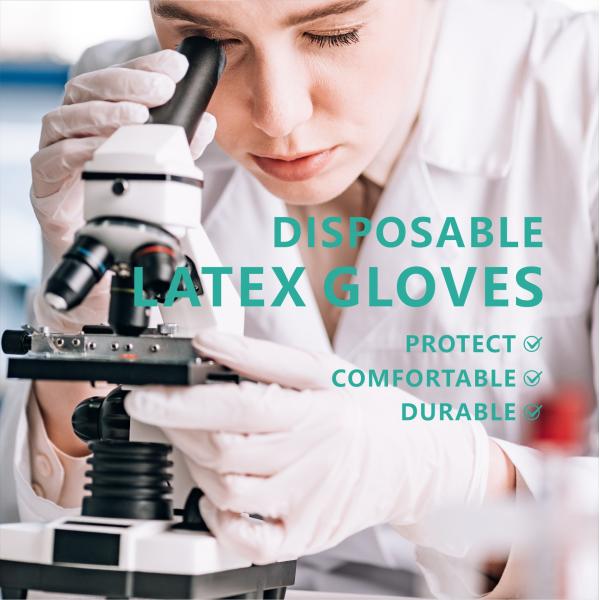 Green Long Nitrile Latex Gloves Biodegradable
