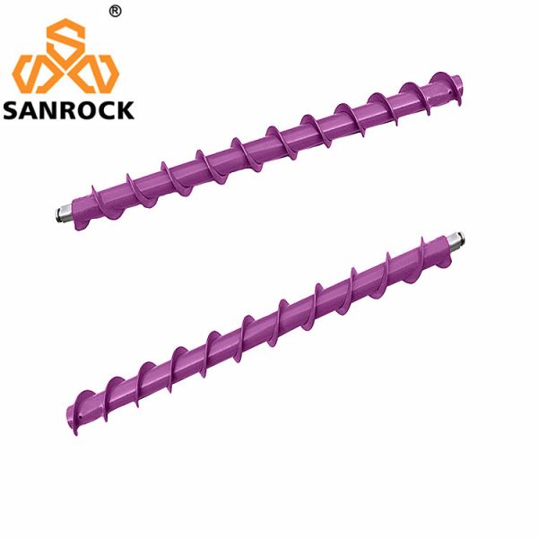 Twist Drill Rod Foundation Piling DTH Drilling Pipe High Performance Spiral Drill Rod
