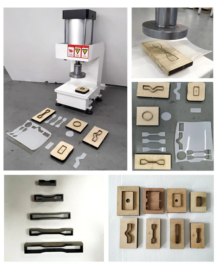 UP-5012 Pneumatic Dumbbell Shape Die Sample Cutter For Cut Cable Specimen