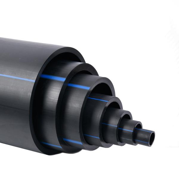 Black Hdpe Water Supply Pipe PE Pipe Irrigation Pipe Rolls Customized