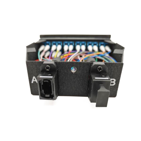YINGDA Plastic Transparent 12 Fiber MPO To SC Module Single Mode Simplex Adapter For Communication