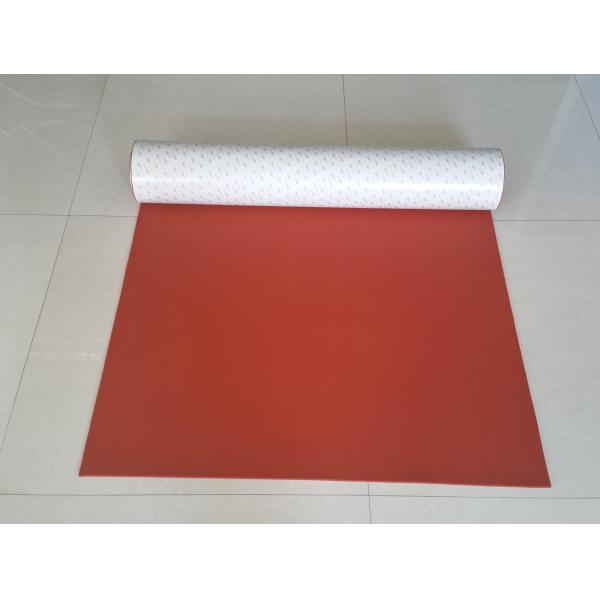 Close cell structure and adhesive backing of silicone foam sheet