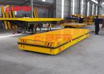 Auto Precast Concrete Floor Industrial Trolley Cart , 1-500 Tons Turning Battery
