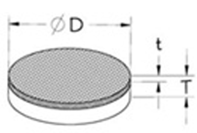Polycrystalline Diamond Cutting Tool Blanks Normal / Sandwich Type Customized Size
