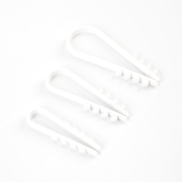 Effective Plastic Cable Clips Nylon Cable Clamp Wire Rope Clip Adjustable Cable Clamp