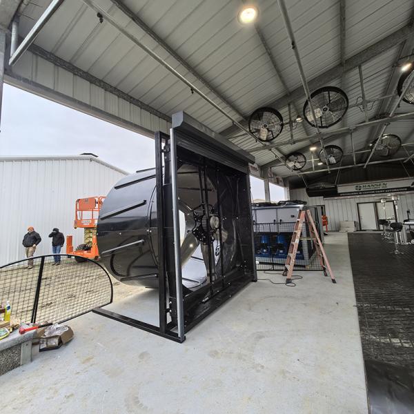 strength Double-layer PE Frame Material Livestock Ventilation Fans within 230000m3/h Air Flow and 380-480V