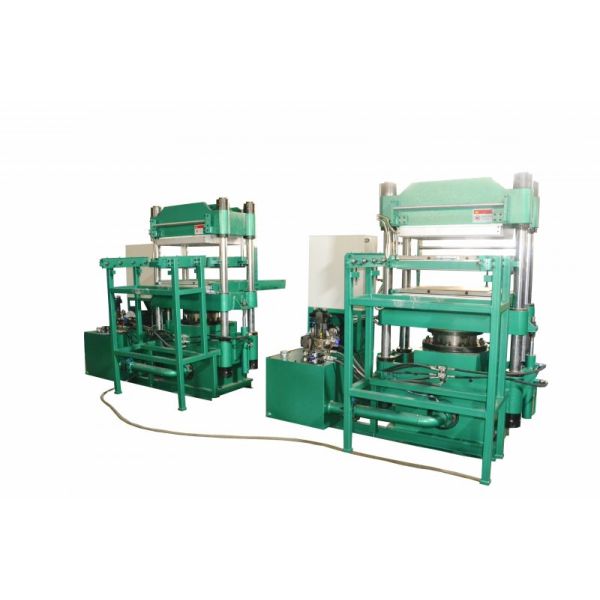 Solid tyre vulcanizing press machine quality inspection
