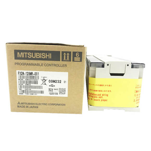 FX2N-128MR-001 high-performance programmable logic controller (PLC) from the MELSEC FX2N series