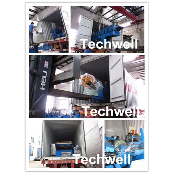 Auto Crimping Cold Roll Forming Machine , Arch Metal Roofing Forming Machine