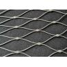 Ss304 Square Hole Stainless Steel Wire Rope Mesh Used In Zoo Fence Abrasion Proof for sale