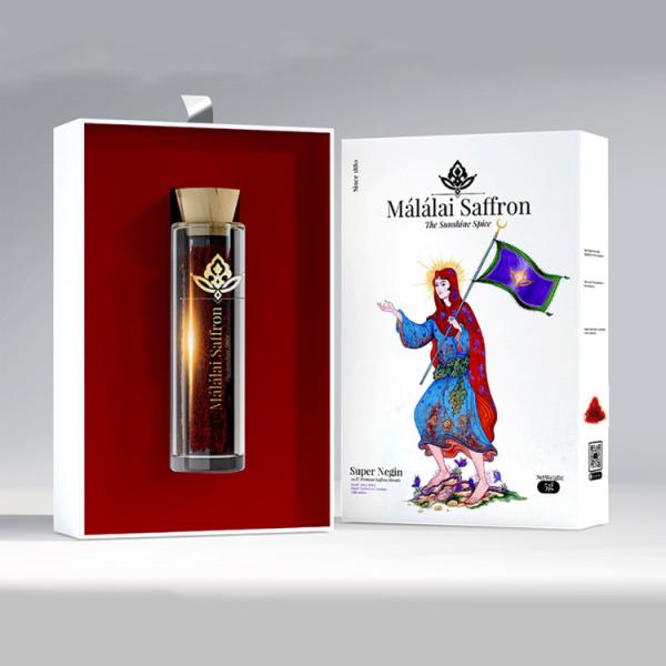 Custom Paper Safran Pack Box Empty Blank Mini Saffron Packaging Boxes For Saffron