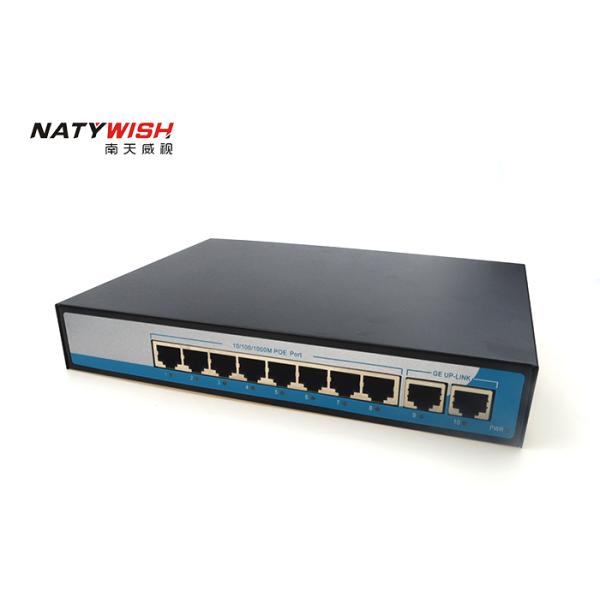 Repositioned Easily POE Ethernet Switch High Performance Internal Power Adapter Supply