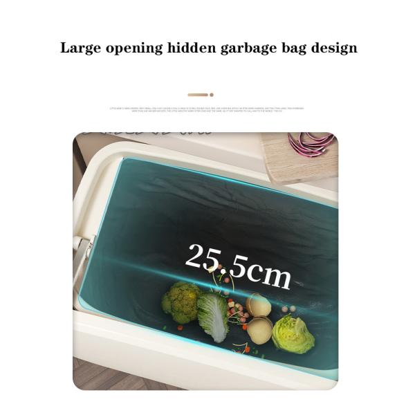 9L Wall Hanging Trash Can Recycling Wall Mounted Garbage Can
