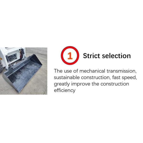 Small Forklift Slip Loader Multi-Function Diesel Skid Steer Loader 3433*1740*2007