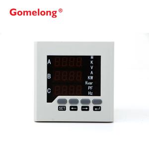 Analog three phase multi function digital power factor meter rs485 modbus
