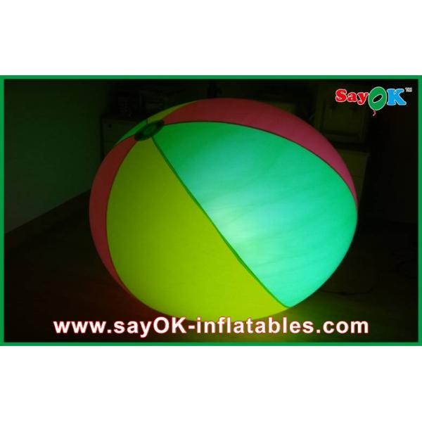 2m Event Diameter Ball Inflatable Lighting Decoration With LED Lighting