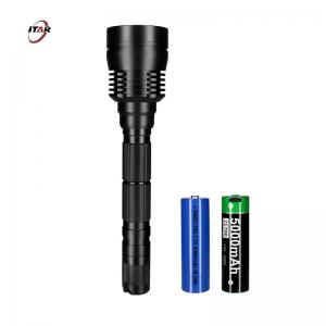Quality Aluminum Rechargeable Torch Light High Lumen LED Flashlight With USB C Charging for sale