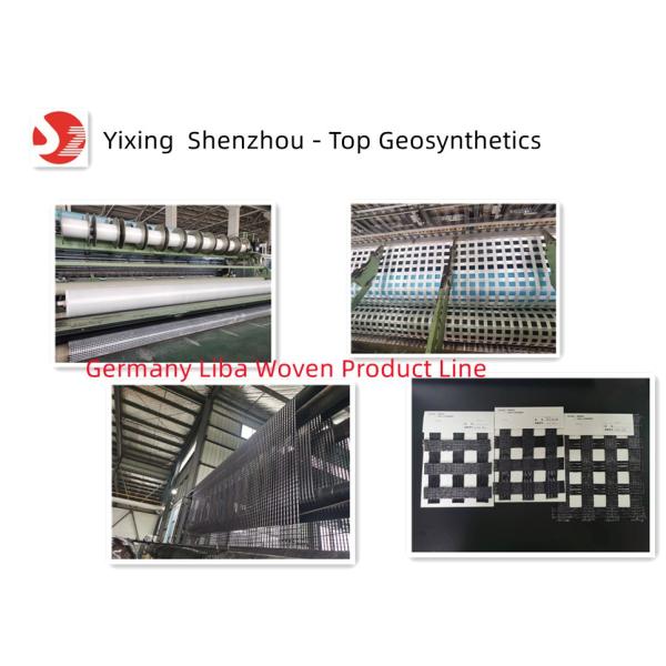 Width 5.2M Roadbed Soft Soil Layer Reinforcement Polyester Geogrid BX Grid For Highway Foundation