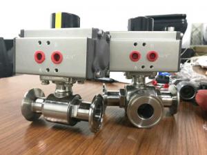 Quality ISO ATEX Certified Pneumatic Actuator Ball Valve for sale