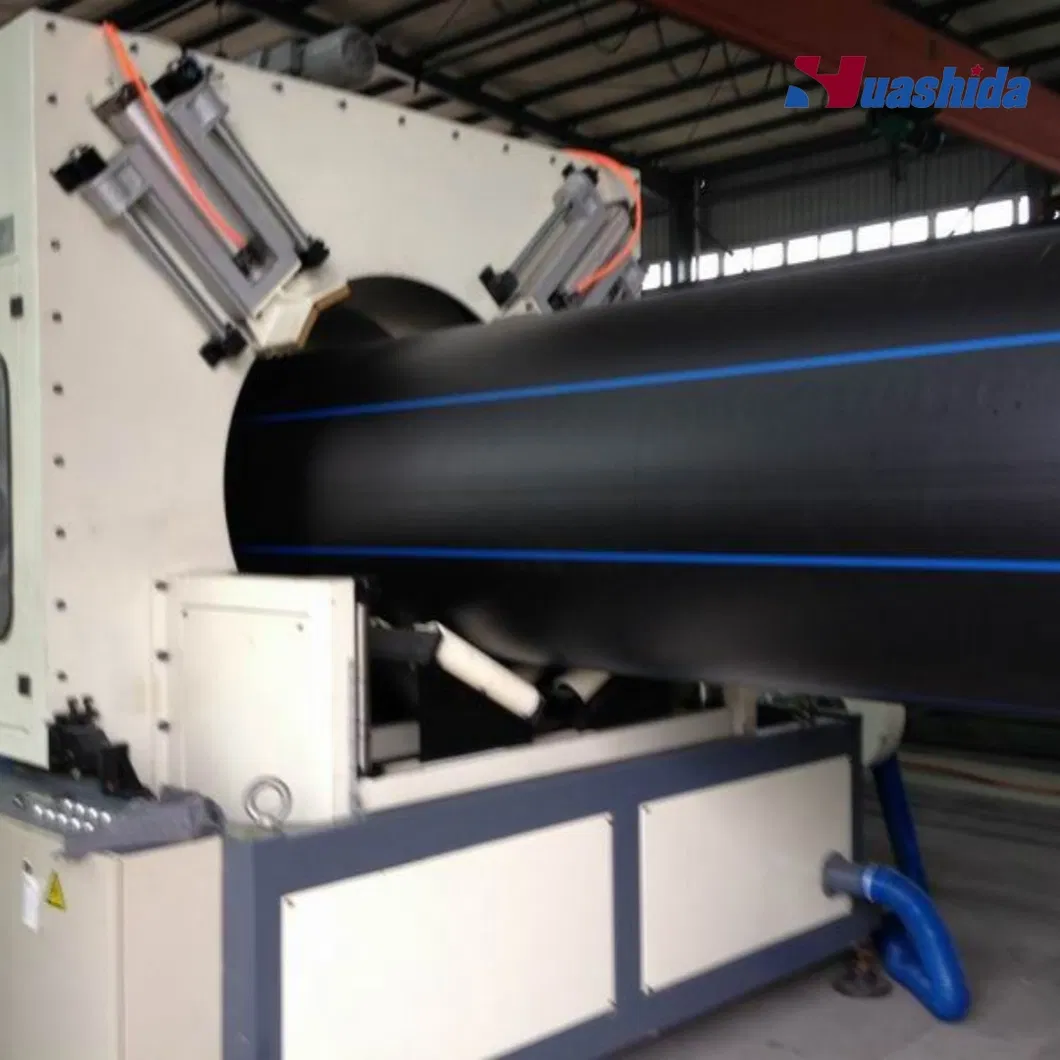 HDPE Solid Wall Pressure Pipe Extrusion Line for Gas Water Supply