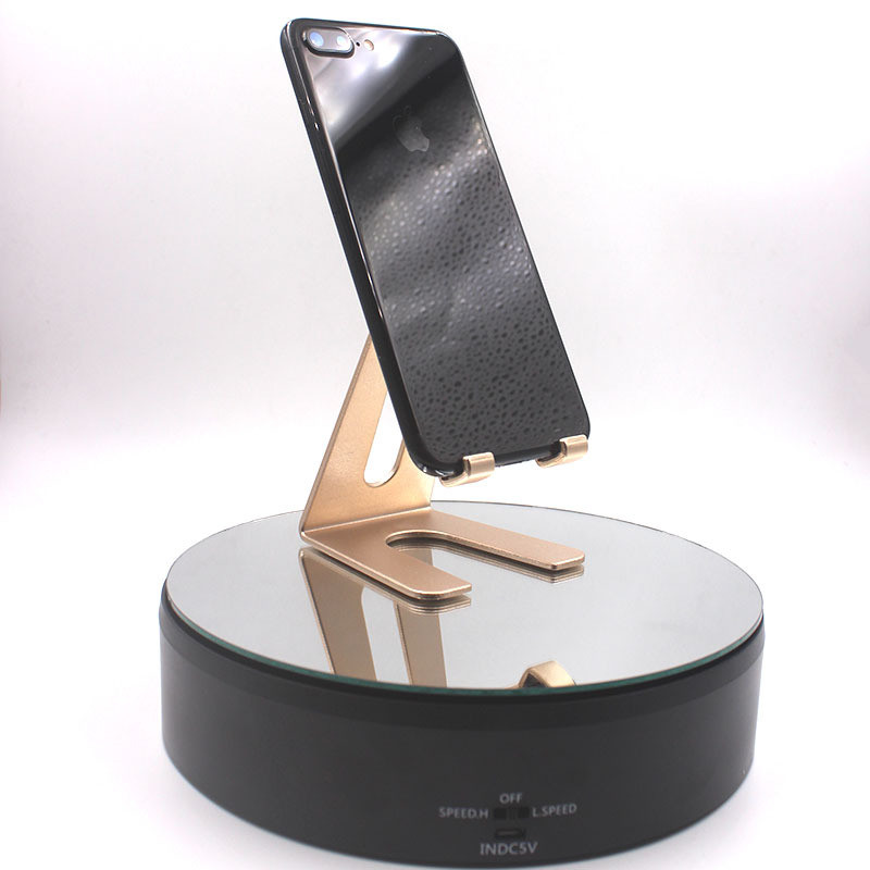 Adjustable Speed USB/AA Battery Operated Rotating Display Turntable With