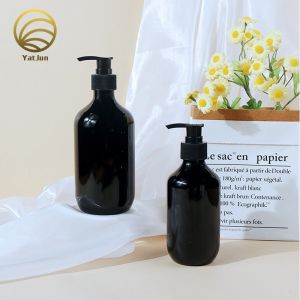 Quality 200ml 300ml 500ml shampoo pump PET bottle for sale