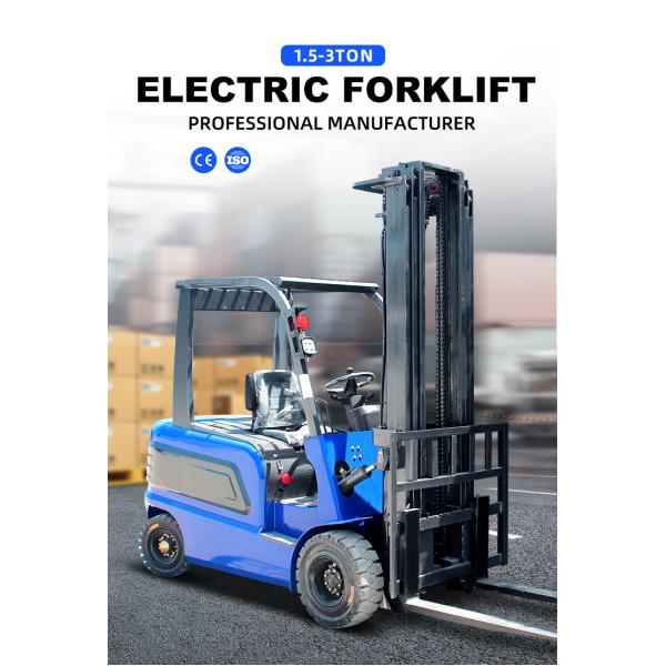 Portable Industrial Electric Forklifts Environmentally Friendly Pallet Stacker 2ton China Electric Forklift