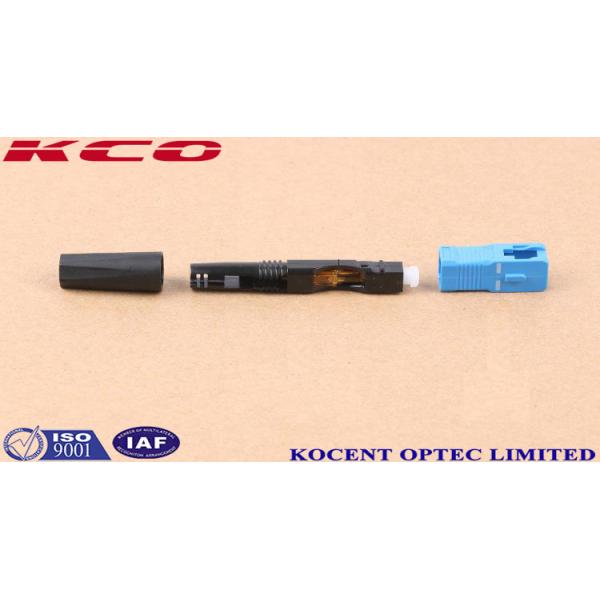 SC UPC Fast Connector for FTTH Applications with No Special Tool Reusable Design and Low Insertion Loss