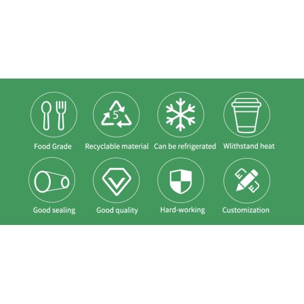 High Clarity 500ml PET Beverage Containers With Snap On Lid For Juices Milk Tea Cocktails