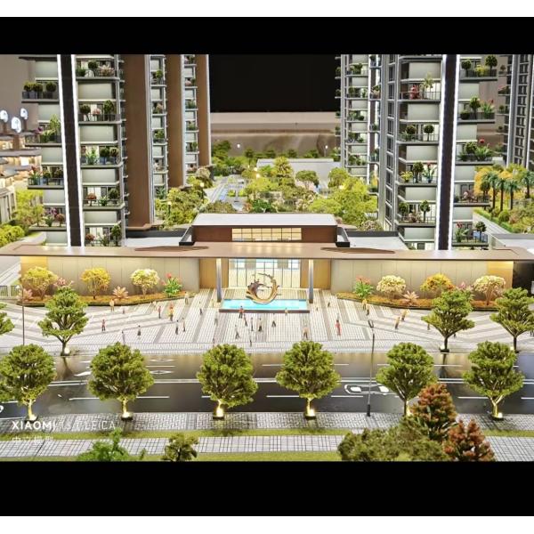 Real Estate Architectural Scale Model High Precision LED Architecture Miniature Models
