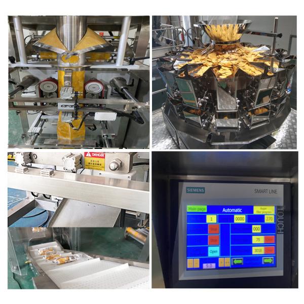 Multihead Pillow Bag Granule Vertical Packing Machine For Snacks
