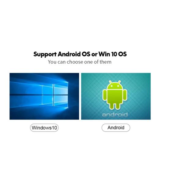 21.5 Inch Android Interactive Capacitive Touch Screen Kiosk Free Standing Style