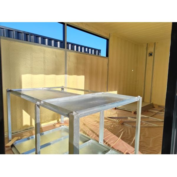 Commercial Container Food Cart Street Mobile Towable Multifunctional Customized Container Cafe Shop With Staircase