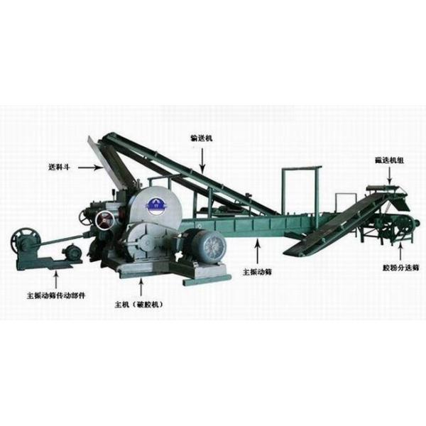 Other Plastic Rubber Processing Machinery 220V/380V/415V/440V Tire Recycling Machine