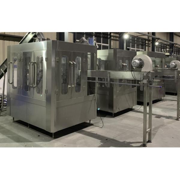Automatic Carbonated Water Filling Machine , Soft Drink Bottling Machine