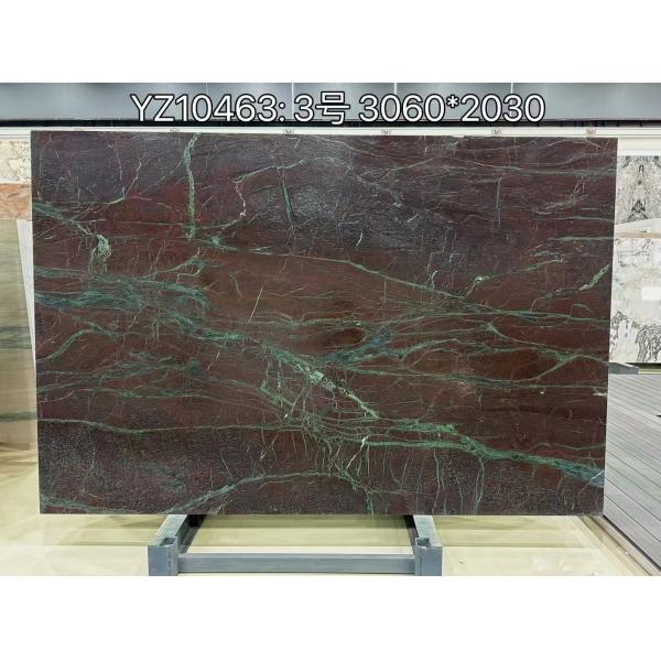 Brazil Red Marble Top Slab Waterproof Versatile With Customized Thickness