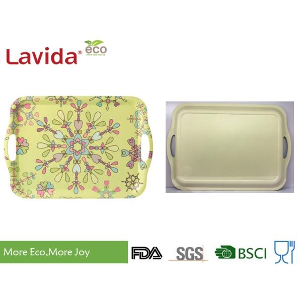 Non - Fragile Large Rectangular Tray Waterproof High Temperature Tolerance Mixed Color