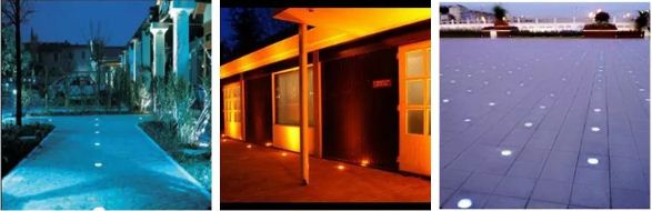 IP67 12/24V 5W Small LED Underground Light / Inground Lights for Step