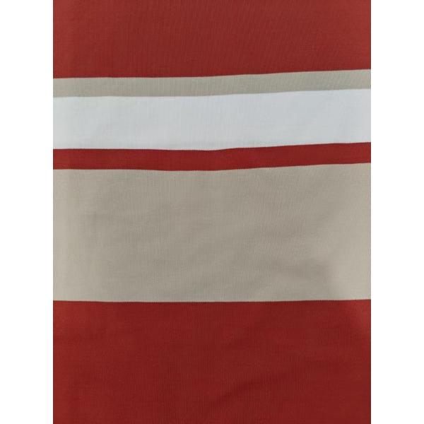 Environmentally Friendly And Elastic Durble Comfortable Striped Material Fabric For Polo Shirt