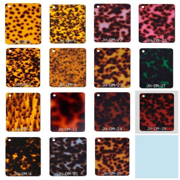 3mm Tortoise Acrylic Plate Sheet PMMA Board For Decoration