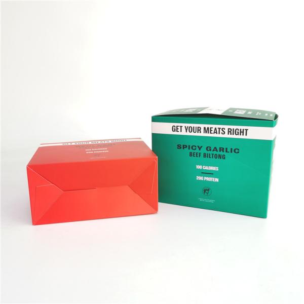 Offset Printing Tear Off Paper Box For Beef Biltong