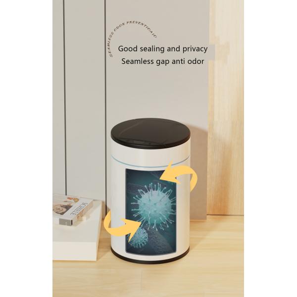 3l 6l 12l Smart Trash Bin Touchless Sensor Automatic Dustbin Stainless Steel