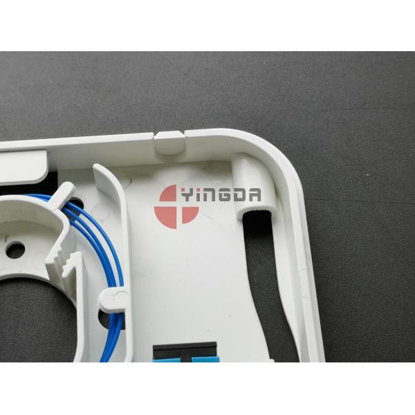 Plastic 1 Core SC/APC Fiber Optic Wall Mount Outlet Socket Panel Termination Box Rossette NAP